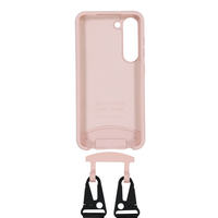 Samsung S24 Plus ROSÉ PINK CASE + MIDNIGHT BLACK STRAP