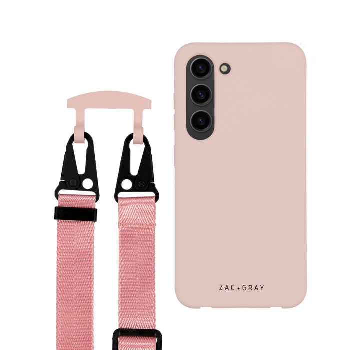 Samsung S25 ROSÉ PINK CASE + ROSÉ PINK STRAP