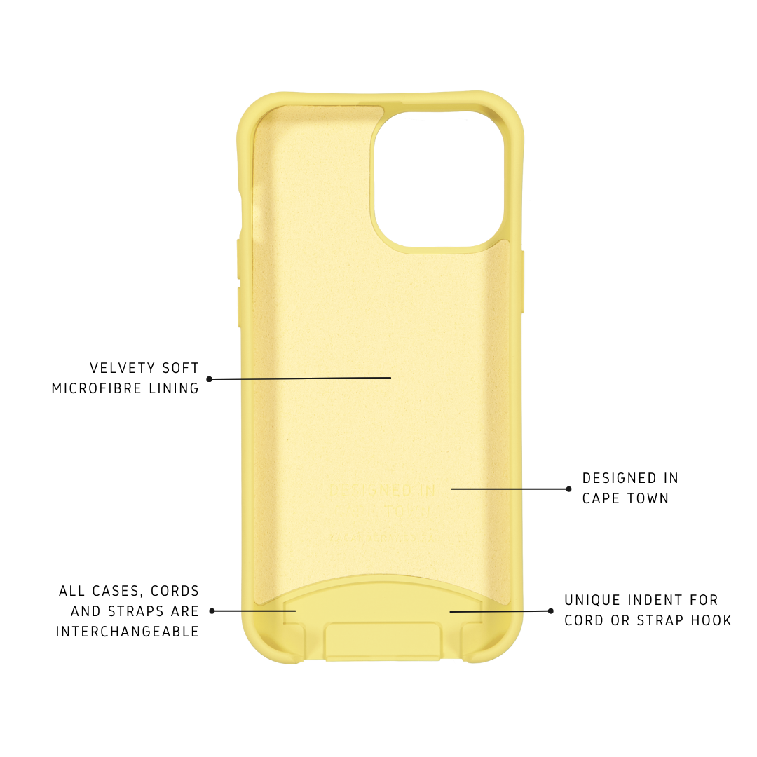 iPhone 13 Pro SUNSHINE YELLOW CASE + CORD