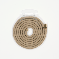 BEACH BRONZE CORD WITH TRANSPARENT HOOK