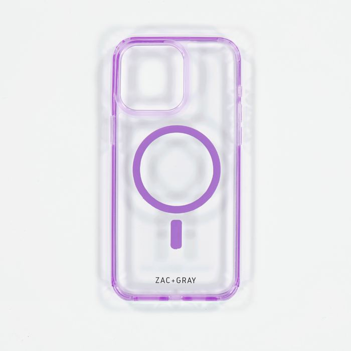 LAVENDER TRANSPARENT CASE - MAGSAFE