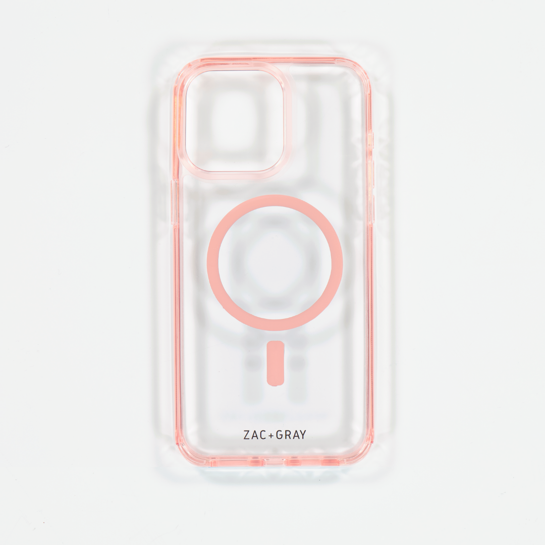 POWDER PINK TRANSPARENT CASE - MAGSAFE