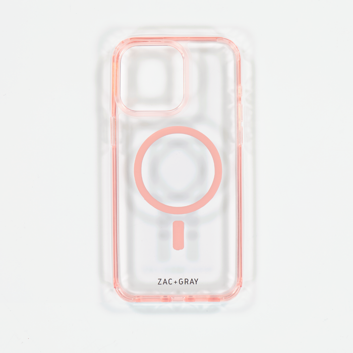 POWDER PINK TRANSPARENT CASE - MAGSAFE