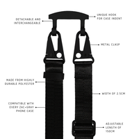 iPhone 12 Mini MIDNIGHT BLACK CASE + CORD