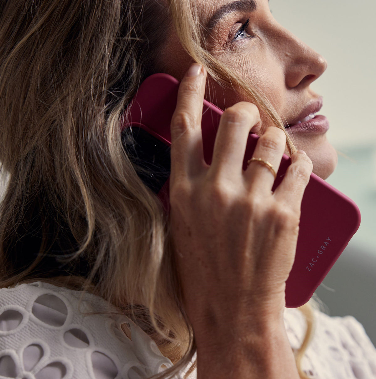 Samsung S25 RASPBERRY RED CASE