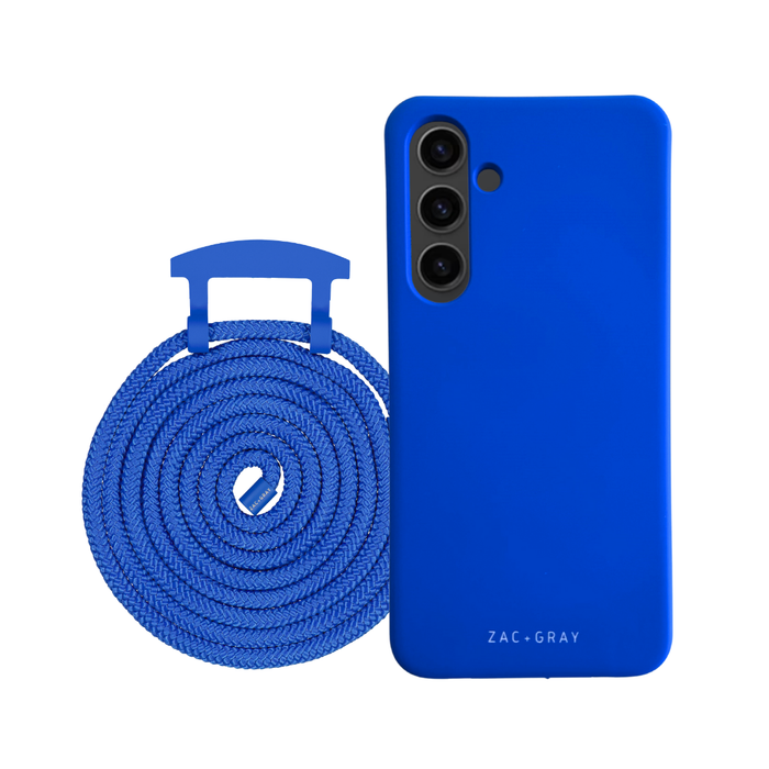 Samsung S25 COBALT BLUE CASE + COBALT BLUE CORD