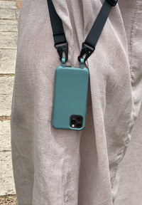 Samsung S23 TIDAL TEAL CASE + MIDNIGHT BLACK STRAP