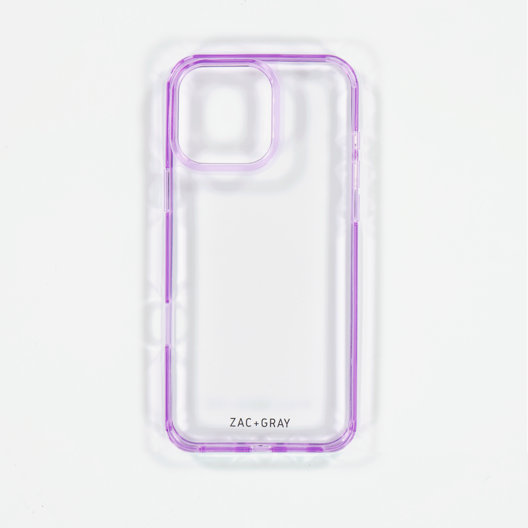 LAVENDER TRANSPARENT CASE