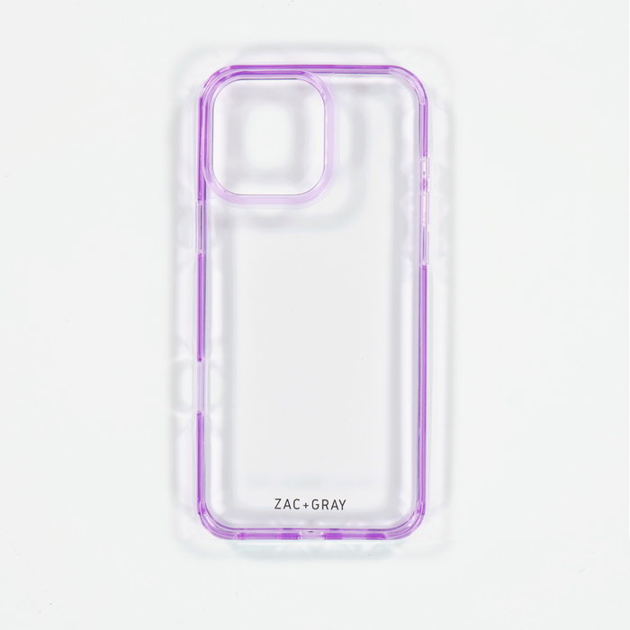 LAVENDER TRANSPARENT CASE