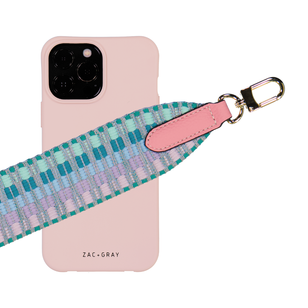 PASTEL ZIG ZAG PATTERNED STRAP