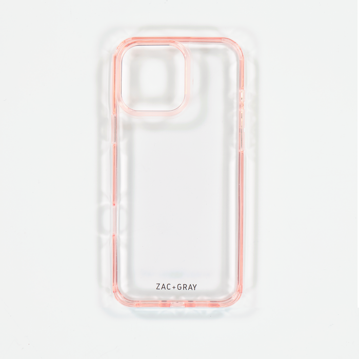 POWDER PINK TRANSPARENT CASE