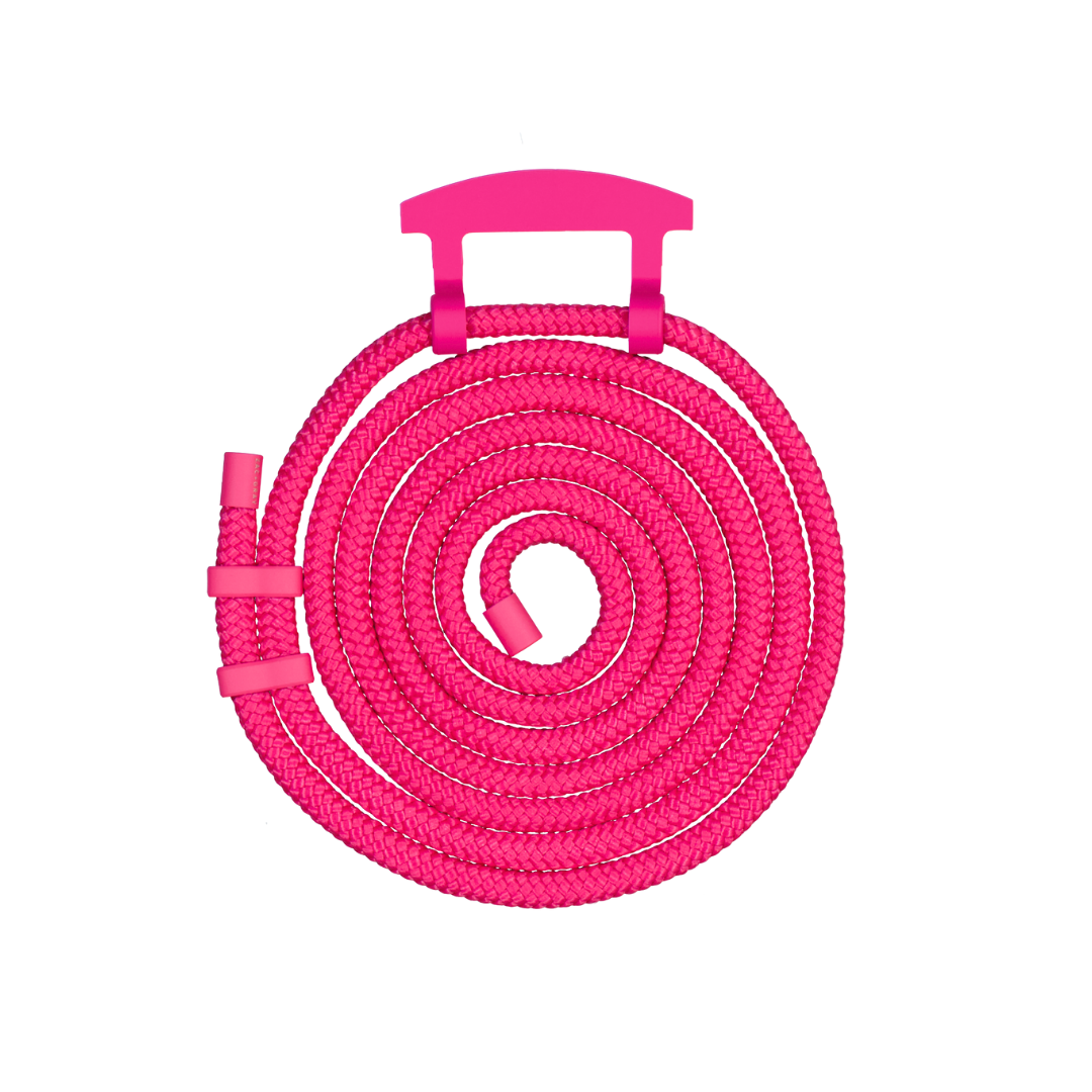 HOT PINK CORD WITH HOT PINK HOOK