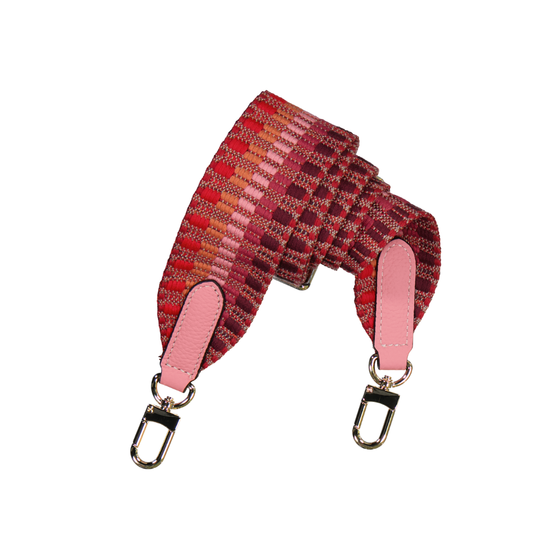 RED ZIG ZAG PATTERNED STRAP