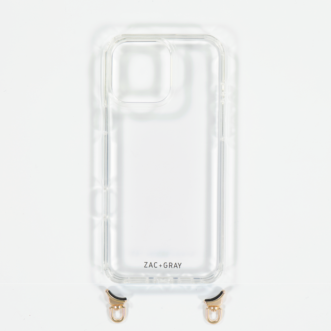 CRYSTAL CLEAR TRANSPARENT CASE WITH STRAP