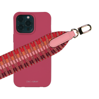 RED ZIG ZAG PATTERNED STRAP