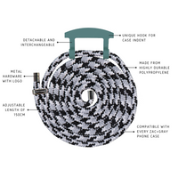 Samsung S25 Ultra TIDAL TEAL CASE + GLACIER CORD