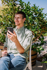 Samsung S25 Plus MIDNIGHT BLACK CASE + FOREST CORD