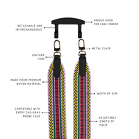 BRIGHT BOHO PATTERNED STRAP