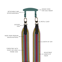 BRIGHT BOHO PATTERNED STRAP