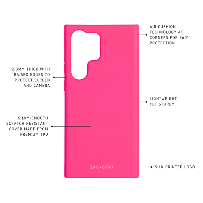 Samsung S25 Ultra HOT PINK CASE
