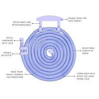 WISTERIA BLOOM CORD WITH WISTERIA BLOOM HOOK