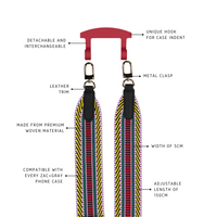 BRIGHT BOHO PATTERNED STRAP