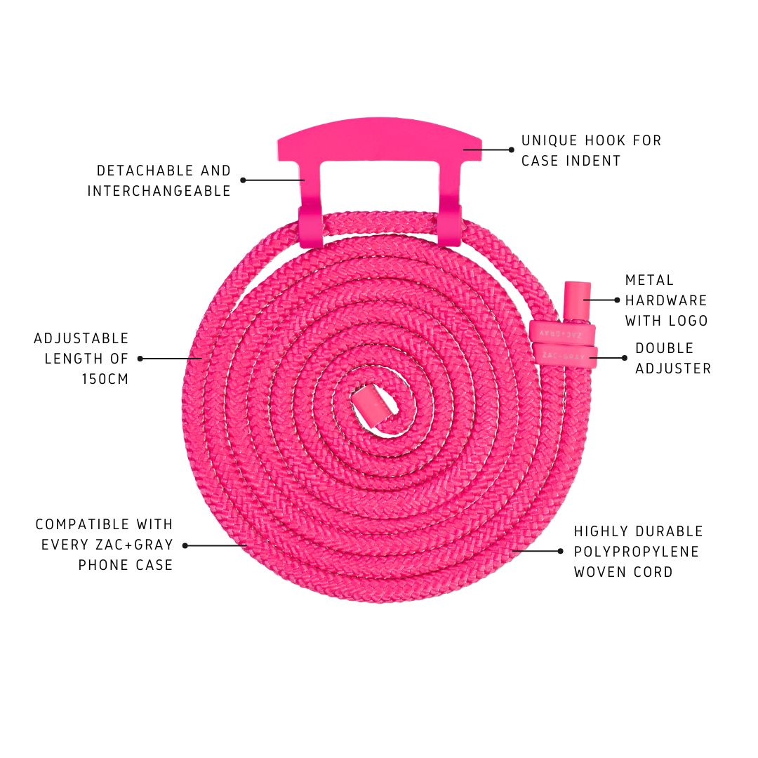 Samsung S24 Ultra HOT PINK CASE + HOT PINK CORD