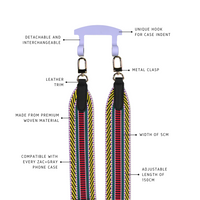 BRIGHT BOHO PATTERNED STRAP