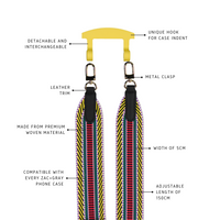 BRIGHT BOHO PATTERNED STRAP