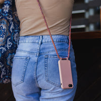 Samsung S23 Plus ROSÉ PINK CASE + RAINBOW RED CORD