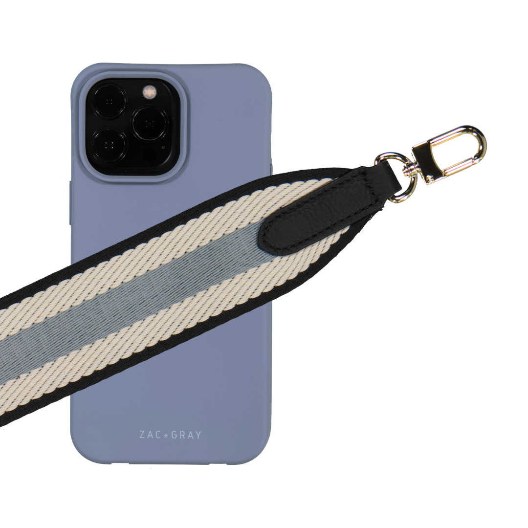 BLUE FOG STRIPE PATTERNED STRAP