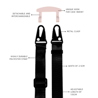 Samsung S25 Ultra ROSÉ PINK CASE + ROSÉ PINK STRAP