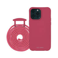iPhone 14 RASPBERRY RED CASE + CORD - MAGSAFE