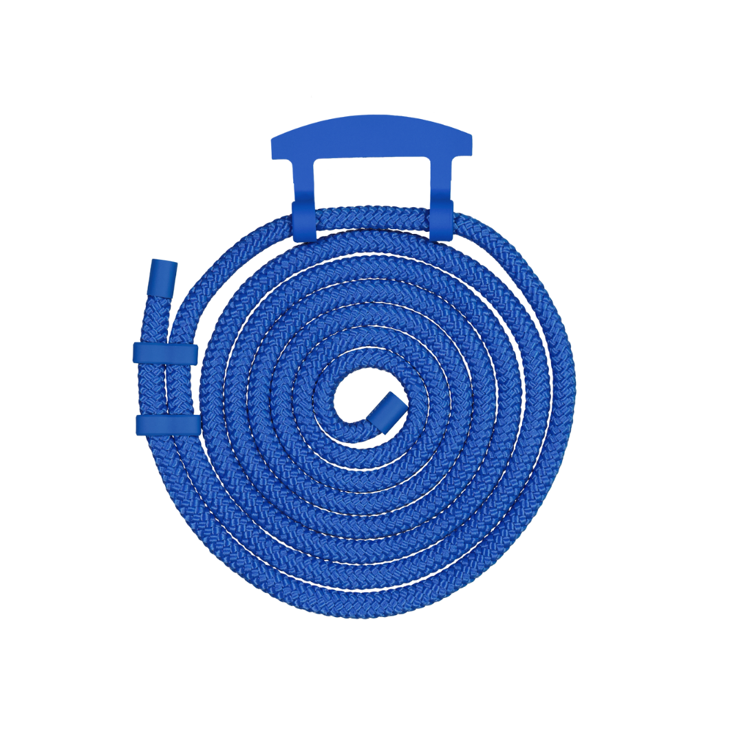 COBALT BLUE CORD WITH COBALT BLUE HOOK