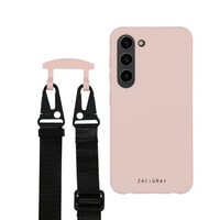 Samsung S24 Plus ROSÉ PINK CASE + MIDNIGHT BLACK STRAP