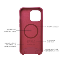 iPhone 13 RASPBERRY RED CASE + CORD - MAGSAFE