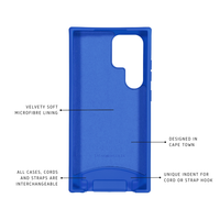 Samsung S25 Ultra COBALT BLUE CASE + COBALT BLUE  CORD
