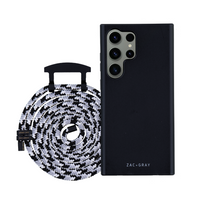 Samsung S25 Ultra MIDNIGHT BLACK CASE + GLACIER CORD