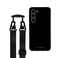 Samsung S25 MIDNIGHT BLACK CASE + MIDNIGHT BLACK STRAP