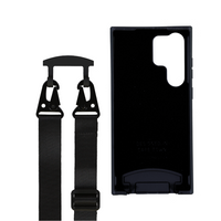 Samsung S25 Ultra MIDNIGHT BLACK CASE + MIDNIGHT BLACK STRAP