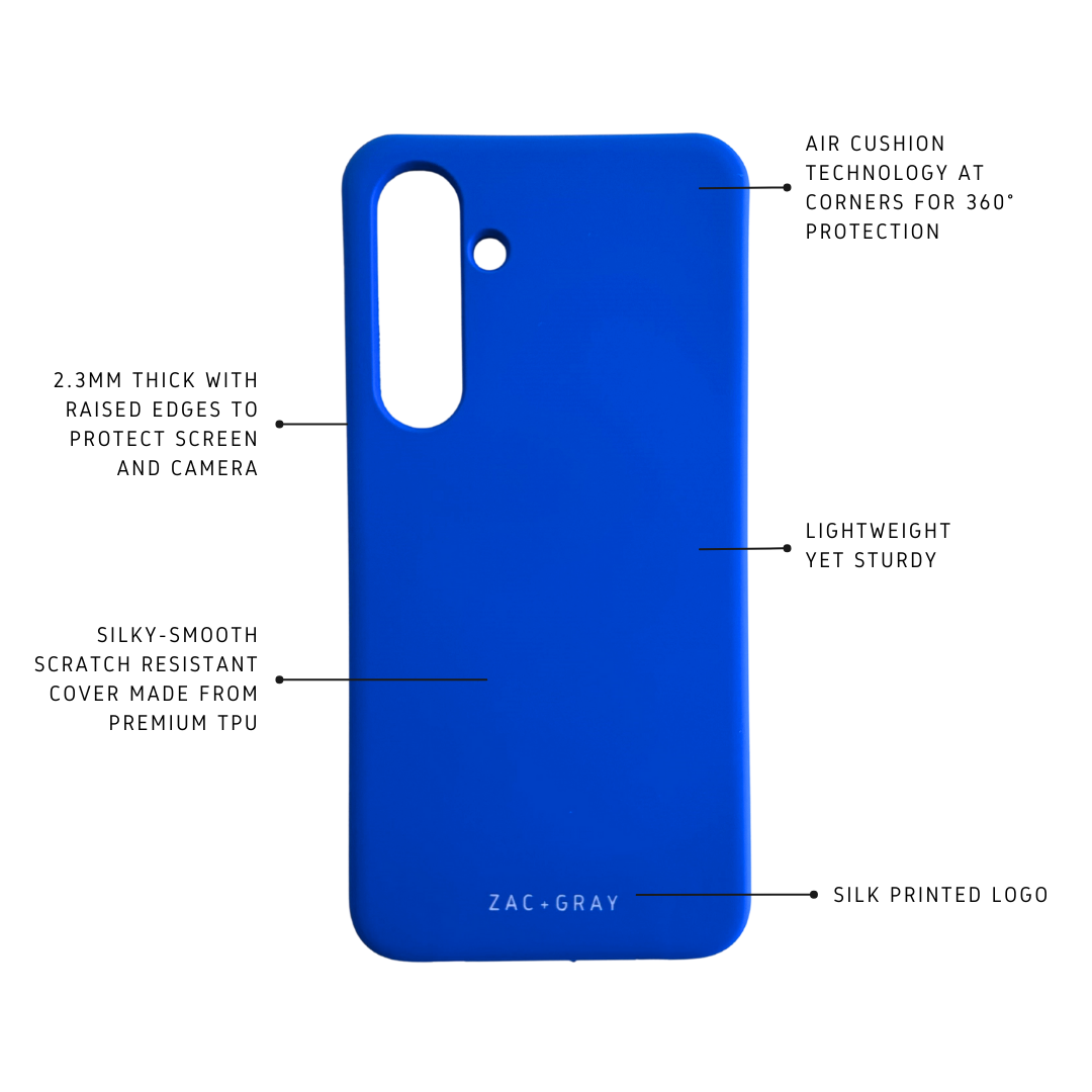 Samsung S25 PLUS COBALT BLUE CASE + COBALT BLUE CORD