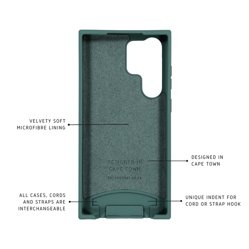 Samsung S24 Ultra TIDAL TEAL CASE + OCEAN CORD