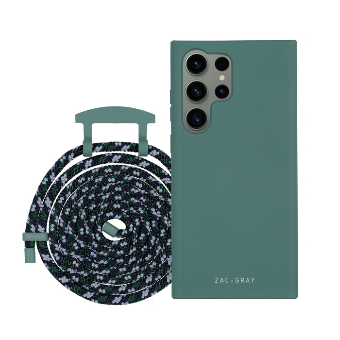 Samsung S24 Ultra TIDAL TEAL CASE + OCEAN CORD