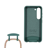 Samsung S25 TIDAL TEAL CASE + RAINBOW CORD