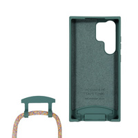Samsung S24 Ultra TIDAL TEAL CASE + RAINBOW CORD