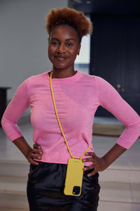 iPhone 13 SUNSHINE YELLOW CASE + CORD