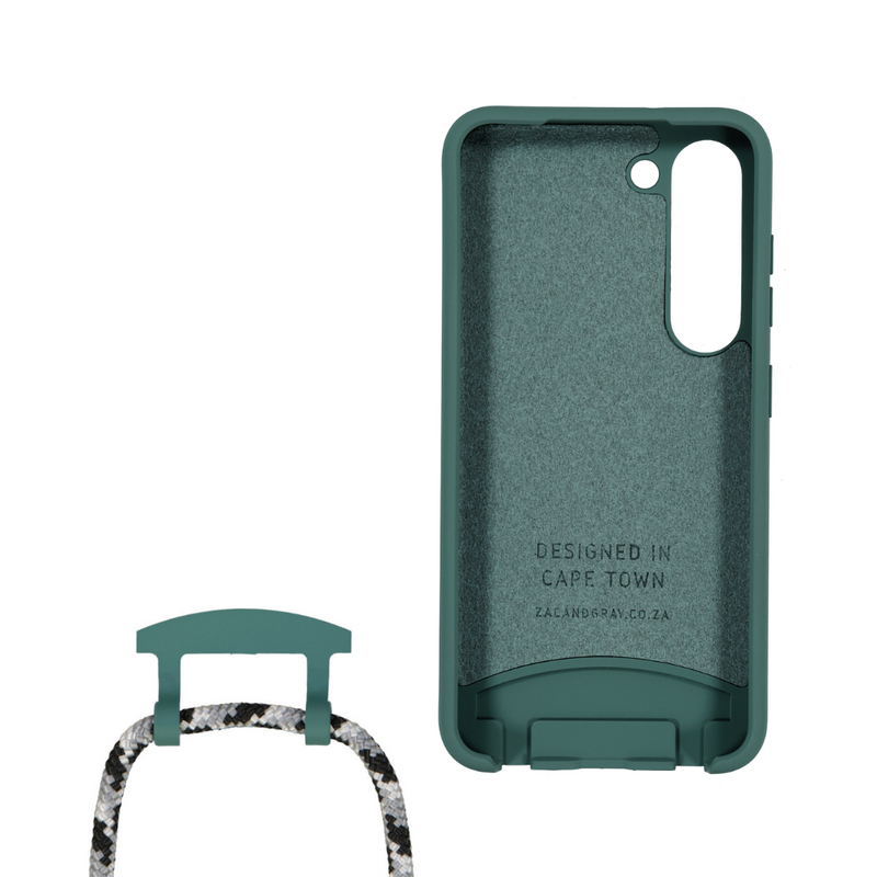 Samsung S25 TIDAL TEAL CASE + GLACIER CORD