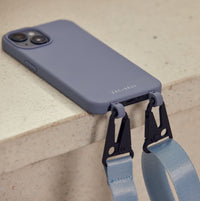Samsung S23 Ultra BLUE FOG CASE + SKY BLUE STRAP