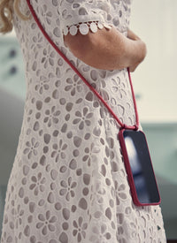 Samsung S25 Plus RASPBERRY RED CASE + RASPBERRY RED CORD