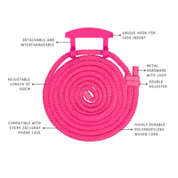 Samsung S25 Ultra HOT PINK CASE + HOT PINK CORD